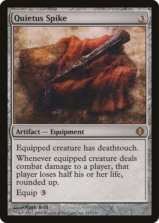 Quietus Spike in the group Magic the Gathering / Types / Artifacts / Artifact at Proxyprinters.com (85254)