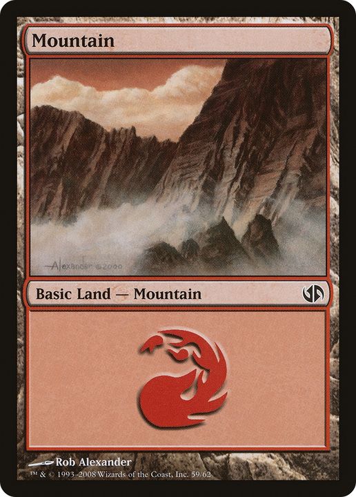 Mountain in the group Magic the Gathering / Sets / Duel Decks: Jace vs. Chandra at Proxyprinters.com (85274)