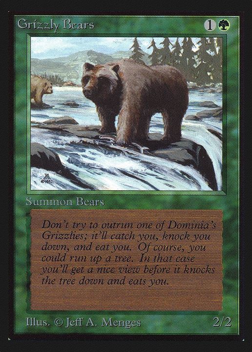 Grizzly Bears in the group Magic the Gathering / Types / Colors / Green at Proxyprinters.com (85279)