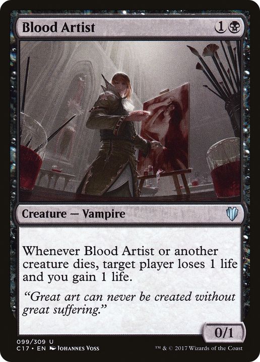 Blood Artist in the group Magic the Gathering / Types / Colors / Black at Proxyprinters.com (85324)