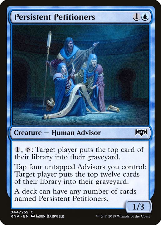 Persistent Petitioners in the group Magic the Gathering / Types / Colors / Blue at Proxyprinters.com (85325)