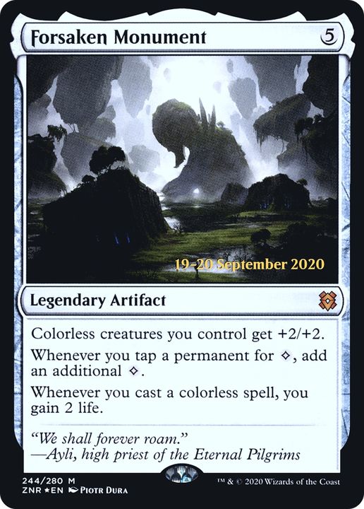 Forsaken Monument in the group Magic the Gathering / Types / Artifacts / Legendary Artifact at Proxyprinters.com (85328)