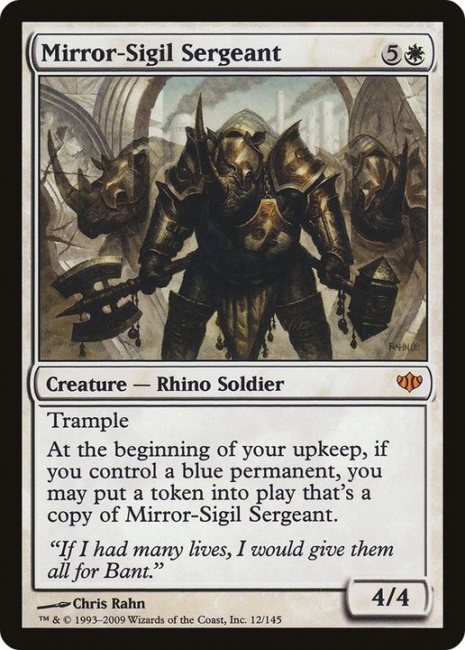 Mirror-Sigil Sergeant in the group Magic the Gathering / Types / Colors / White at Proxyprinters.com (85340)