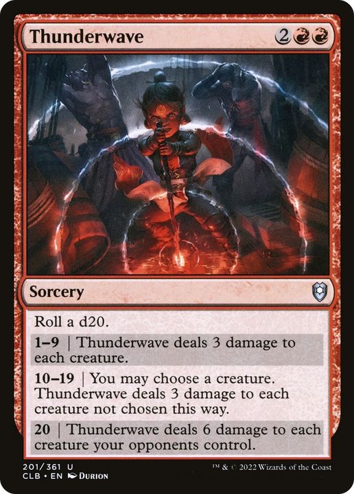 Thunderwave in the group Magic the Gathering / Types / Colors / Red at Proxyprinters.com (85347)