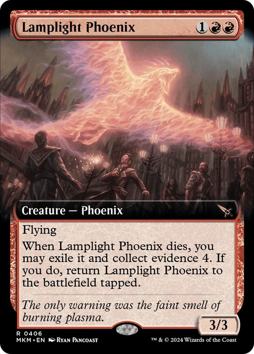 Lamplight Phoenix in the group Magic the Gathering / Sets / Murders at Karlov Manor at Proxyprinters.com (85351)