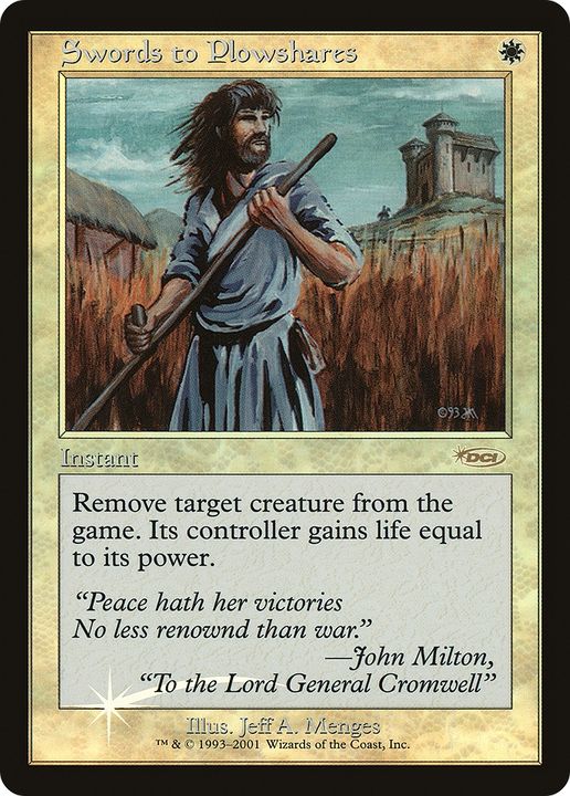 Swords to Plowshares in the group Magic the Gathering / Types / Colors / White at Proxyprinters.com (85361)