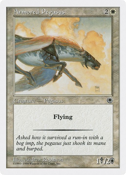 Armored Pegasus in the group Magic the Gathering / Types / Colors / White at Proxyprinters.com (85394)