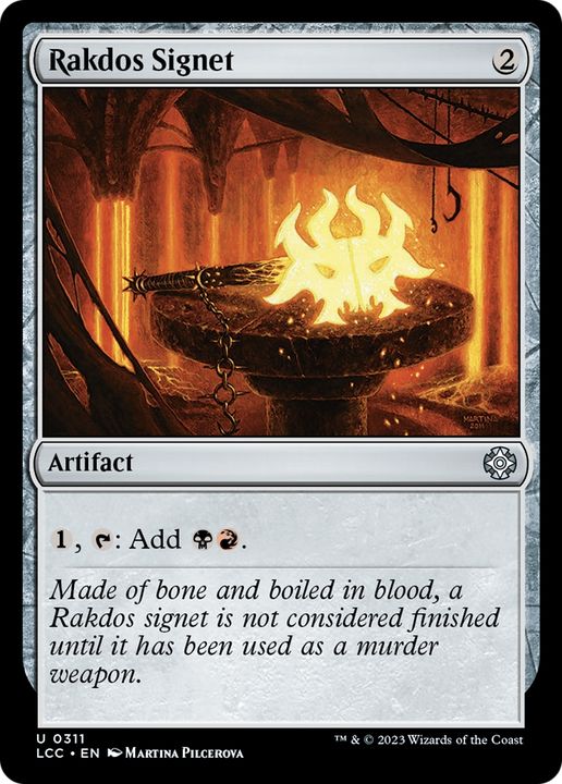 Rakdos Signet in the group Magic the Gathering / Types / Artifacts / Artifact at Proxyprinters.com (85410)