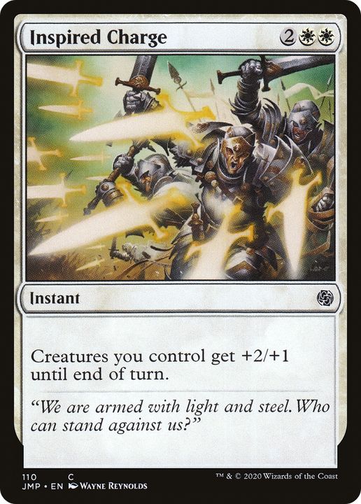 Inspired Charge in the group Magic the Gathering / Types / Colors / White at Proxyprinters.com (85412)