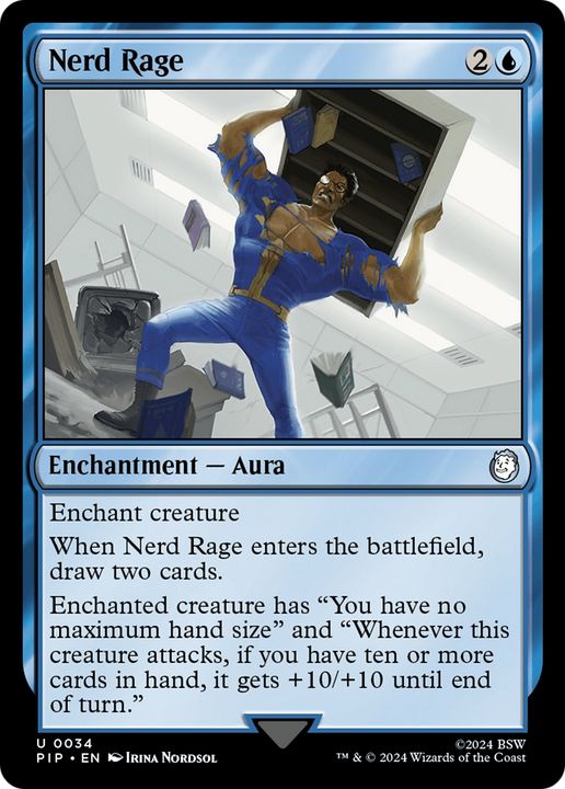 Nerd Rage in the group Magic the Gathering / Types / Colors / Blue at Proxyprinters.com (85420)