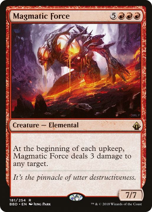 Magmatic Force in the group Magic the Gathering / Types / Colors / Red at Proxyprinters.com (85429)