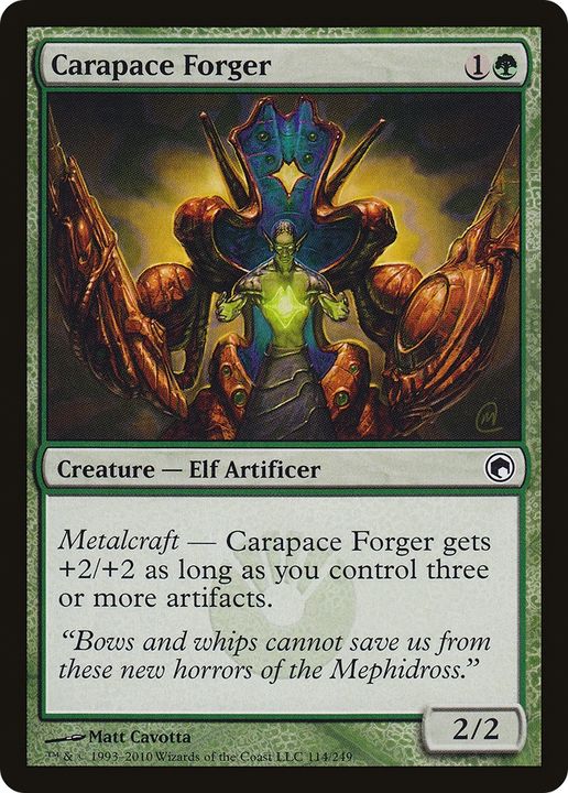 Carapace Forger in the group Magic the Gathering / Sets / Scars of Mirrodin at Proxyprinters.com (85440)