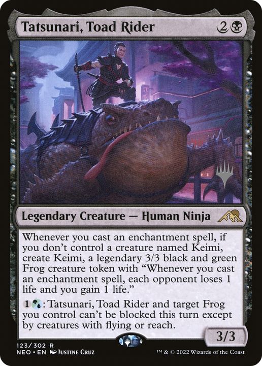 Tatsunari, Toad Rider in the group Magic the Gathering / Types / Colors / Black at Proxyprinters.com (85444)