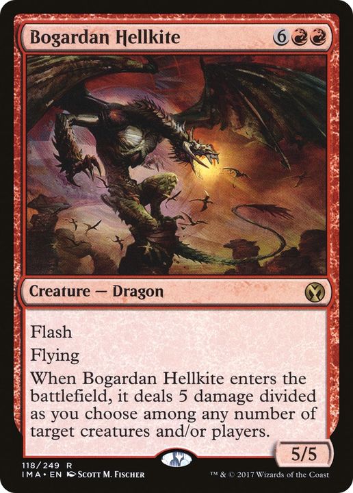 Bogardan Hellkite in the group Magic the Gathering / Sets / Iconic Masters Tokens at Proxyprinters.com (85456)