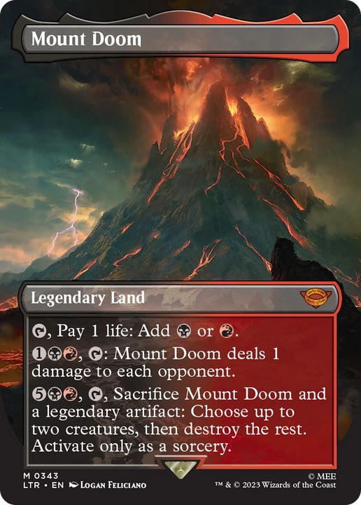 Mount Doom in the group Magic the Gathering / Sets / The Lord of the Rings: Tales of Middle-earth at Proxyprinters.com (85458)