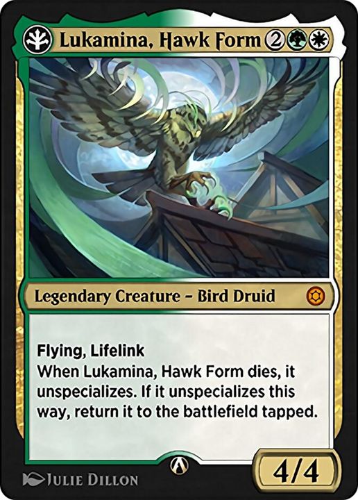 Lukamina, Hawk Form in the group Magic the Gathering / Sets / Alchemy Horizons: Baldur's Gate at Proxyprinters.com (85460)