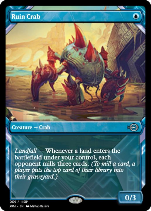 Ruin Crab in the group Magic the Gathering / Types / Colors / Blue at Proxyprinters.com (85462)