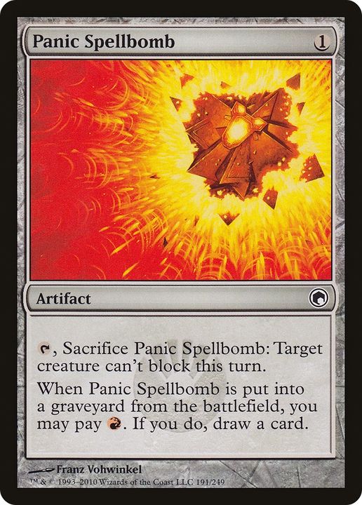 Panic Spellbomb in the group Magic the Gathering / Sets / Scars of Mirrodin at Proxyprinters.com (85463)