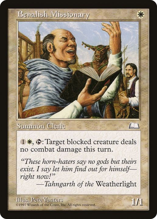 Benalish Missionary in the group Magic the Gathering / Sets / Welcome Deck 2016 at Proxyprinters.com (85477)