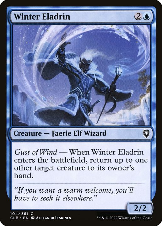 Winter Eladrin in the group Magic the Gathering / Types / Creatures / Wizard at Proxyprinters.com (85483)