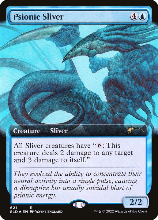 Psionic Sliver in the group Magic the Gathering / Types / Colors / Blue at Proxyprinters.com (85486)