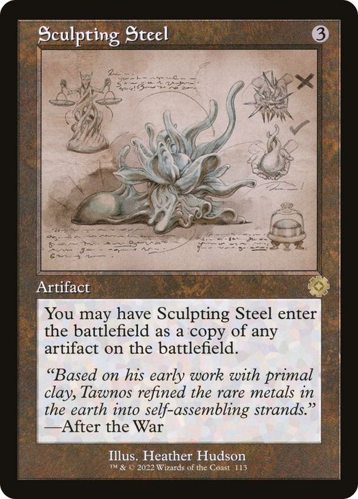 Sculpting Steel in the group Magic the Gathering / Types / Artifacts / Artifact at Proxyprinters.com (85494)