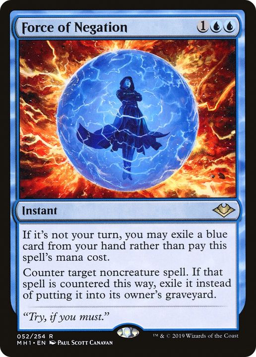 Force of Negation in the group Magic the Gathering / Types / Colors / Blue at Proxyprinters.com (85496)