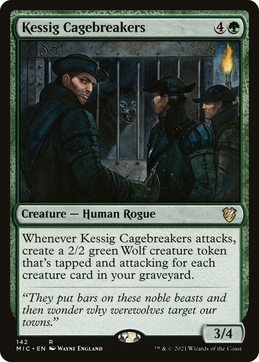 Kessig Cagebreakers in the group Magic the Gathering / Types / Colors / Green at Proxyprinters.com (85499)