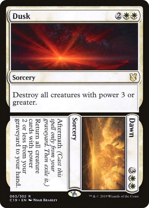 Dusk // Dawn in the group Magic the Gathering / Types / Colors / White at Proxyprinters.com (85531)