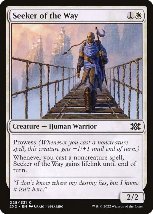 Seeker of the Way in the group Magic the Gathering / Types / Creatures / Warrior at Proxyprinters.com (85547)