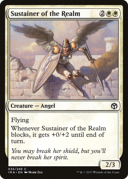 Sustainer of the Realm in the group Magic the Gathering / Types / Colors / White at Proxyprinters.com (85572)