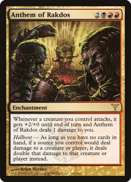 Anthem of Rakdos in the group Singles at Proxyprinters.com (85583)