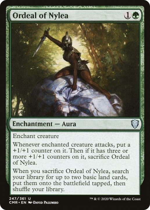 Ordeal of Nylea in the group Magic the Gathering / Types / Colors / Green at Proxyprinters.com (85616)