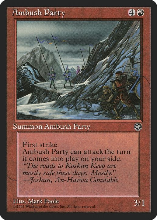 Ambush Party in the group Magic the Gathering / Sets / Homelands at Proxyprinters.com (85629)