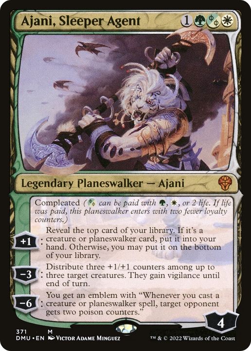 Ajani, Sleeper Agent in the group Magic the Gathering / Sets / Dominaria United at Proxyprinters.com (85655)