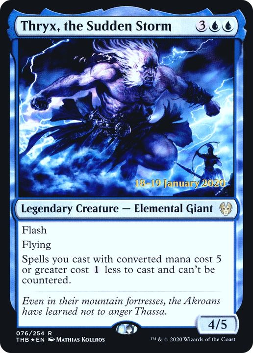 Thryx, the Sudden Storm in the group Magic the Gathering / Types / Colors / Blue at Proxyprinters.com (85662)