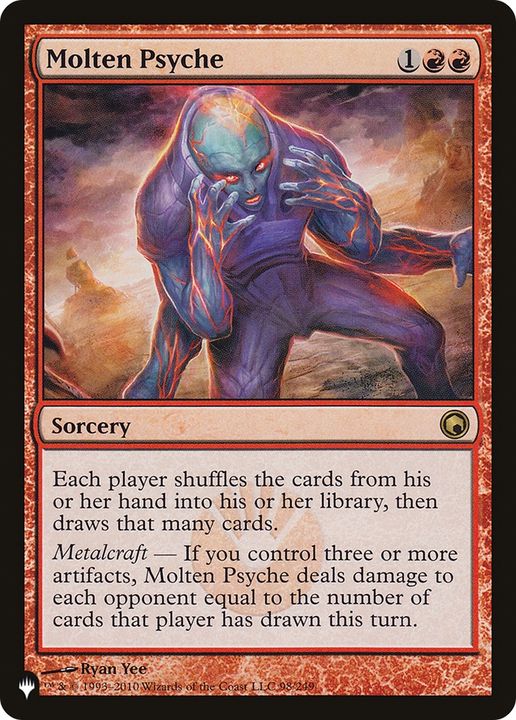 Molten Psyche in the group Magic the Gathering / Types / Colors / Red at Proxyprinters.com (85683)