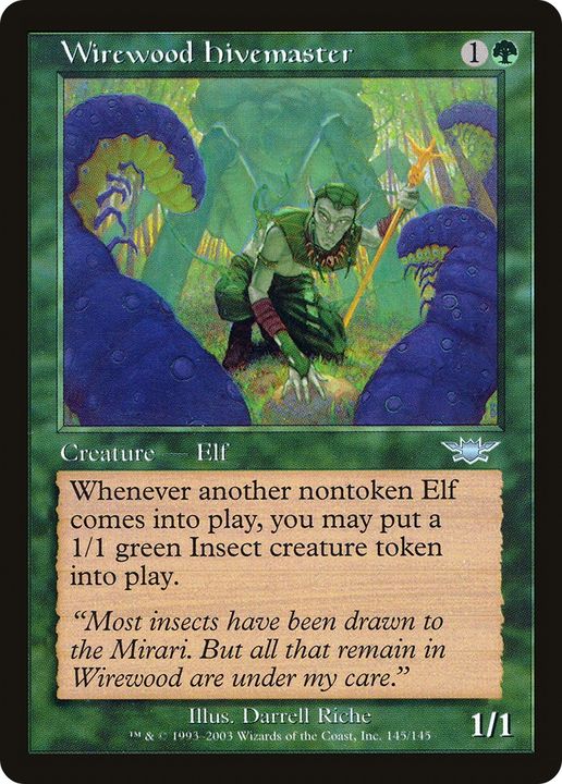 Wirewood Hivemaster in the group Magic the Gathering / Types / Colors / Green at Proxyprinters.com (85698)