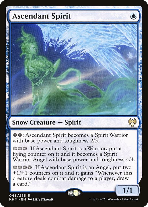 Ascendant Spirit in the group Magic the Gathering / Types / Colors / Blue at Proxyprinters.com (85702)