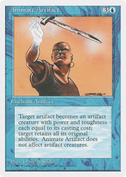 Animate Artifact in the group Magic the Gathering / Types / Colors / Blue at Proxyprinters.com (85718)