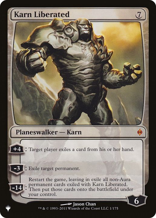 Karn Liberated in the group Magic the Gathering / Types / Colors / Colorless at Proxyprinters.com (85731)