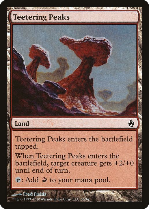 Teetering Peaks in the group Magic the Gathering / Sets / Premium Deck Series: Fire and Lightning at Proxyprinters.com (85767)