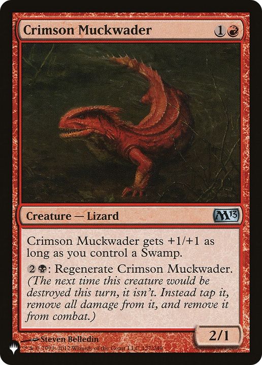 Crimson Muckwader in the group Magic the Gathering / Types / Colors / Red at Proxyprinters.com (85789)