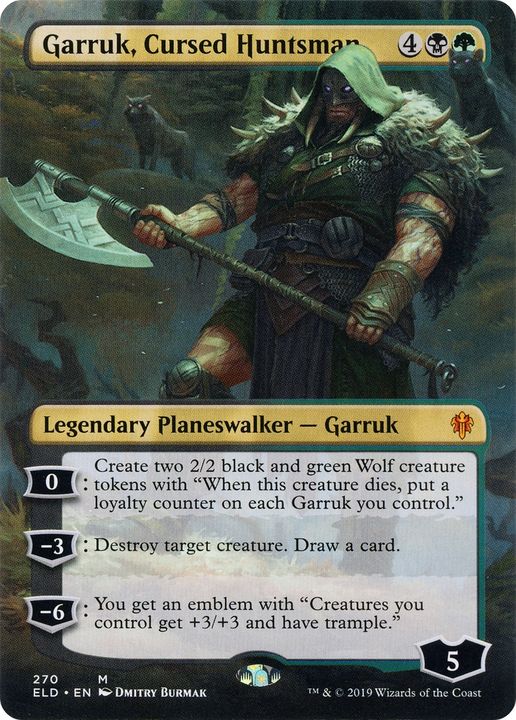 Garruk, Cursed Huntsman in the group Magic the Gathering / Sets / Throne of Eldraine at Proxyprinters.com (85797)