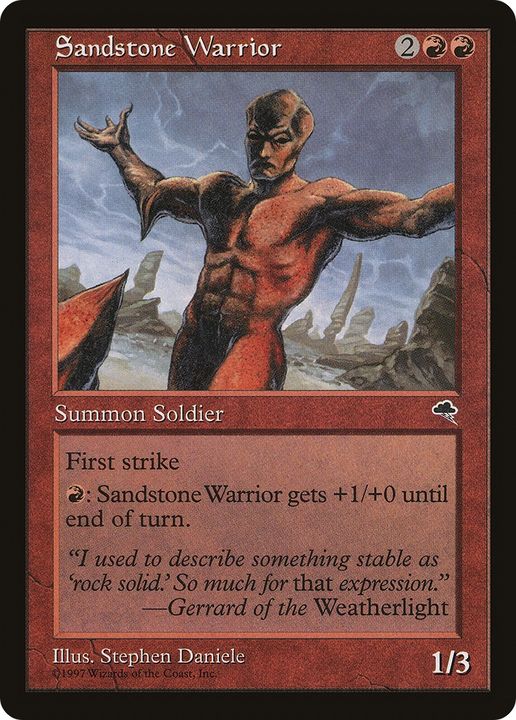 Sandstone Warrior in the group Magic the Gathering / Types / Creatures / Warrior at Proxyprinters.com (85808)