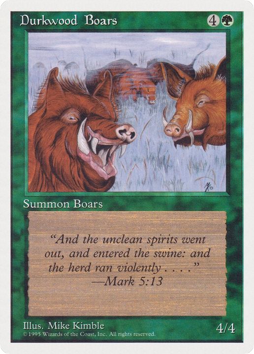 Durkwood Boars in the group Advanced search at Proxyprinters.com (85809)