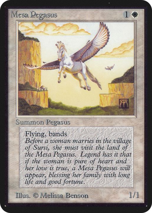 Mesa Pegasus in the group Magic the Gathering / Sets / Limited Edition Alpha at Proxyprinters.com (85818)