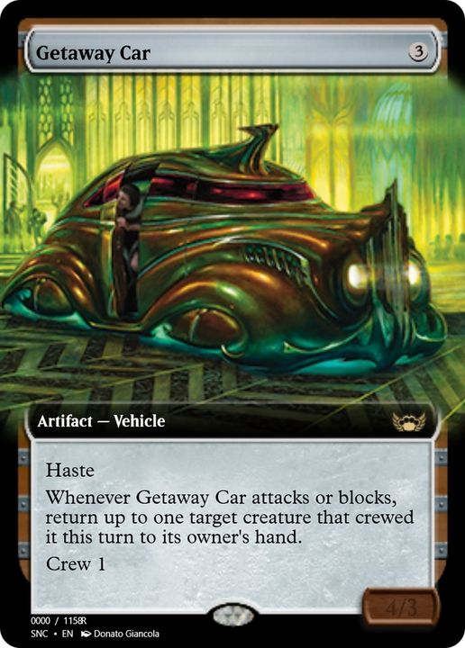 Getaway Car in the group Magic the Gathering / Types / Artifacts / Artifact at Proxyprinters.com (85834)