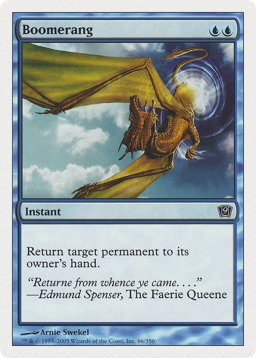 Boomerang in the group Magic the Gathering / Types / Colors / Blue at Proxyprinters.com (85848)