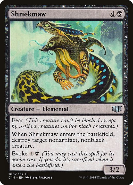 Shriekmaw in the group Magic the Gathering / Types / Colors / Black at Proxyprinters.com (85853)